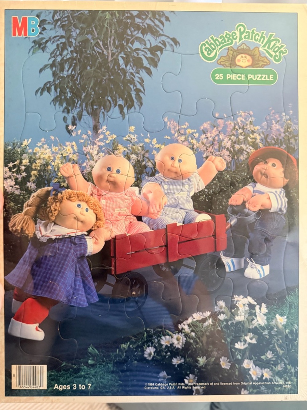 Mattel Cabbage Patch Kids 25-Piece Puzzle - Blue, Red, Pink